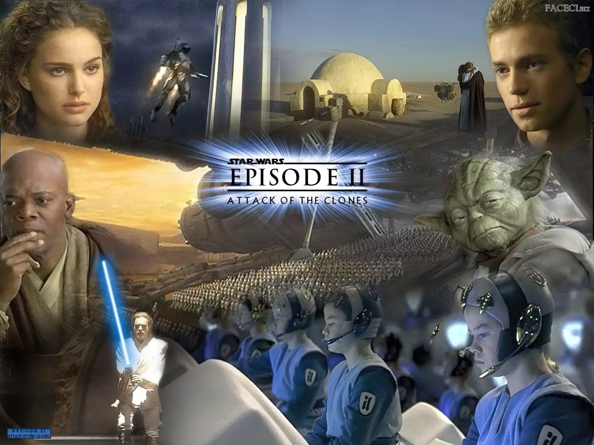 budowla, Hayden Christensen, Star Wars, Samuel L. Jackson, Natalie Portman, dzieci